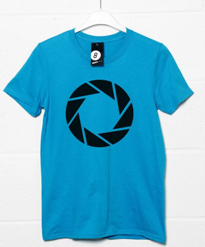 Aperture Science Logo T-Shirt sold by 8Ball
