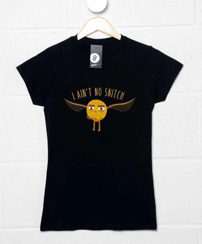 I Ain't No Snitch DinoMike Womens T-Shirt sold by 8Ball
