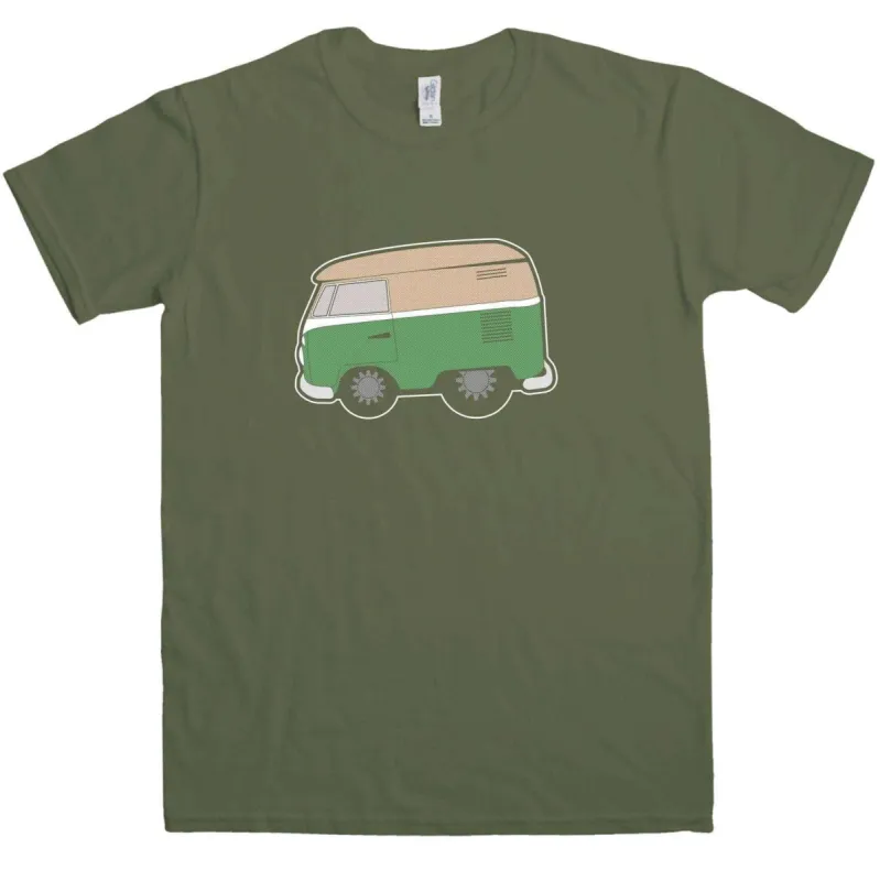 Halftone Camper T-Shirt made by 8Ball