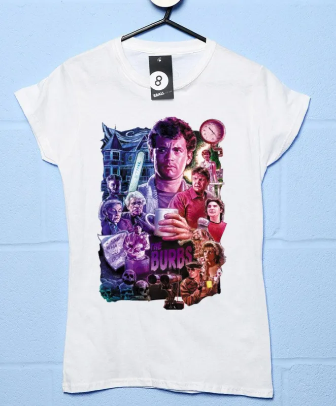 The 'Burbs Montage Womens Style T-Shirt sold by 8Ball