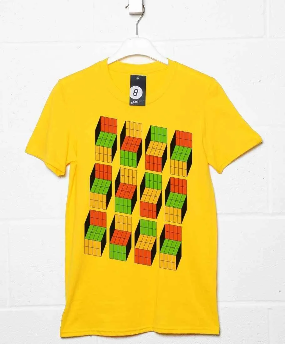 Sheldon's Optical Illusion Cubes T-Shirt As Worn by Sheldon sold by 8Ball