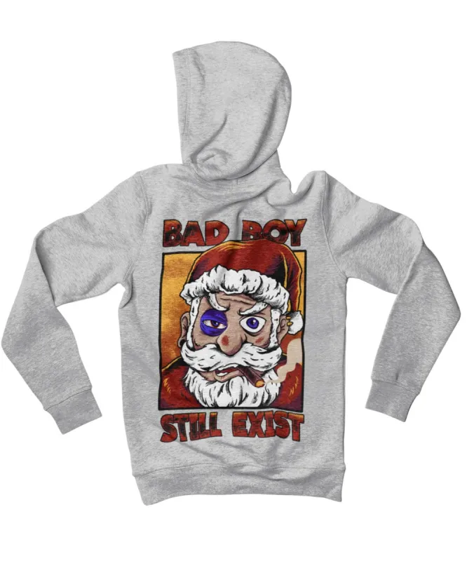 Bad Boy Santa Still Exists Back Printed Christmas Hoodie sold by 8Ball