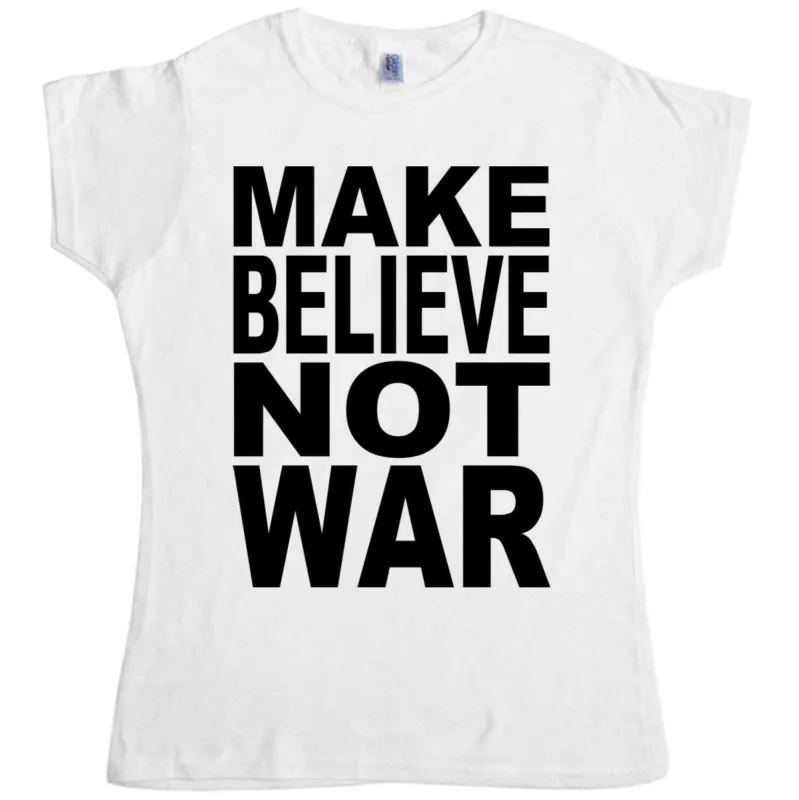 Make Believe Womens Fitted T-Shirt As Worn By Sharon Stone sold by 8Ball