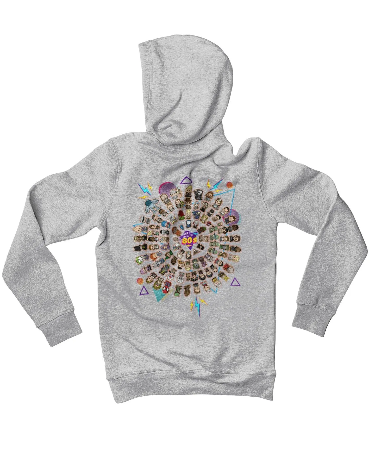 Top Notchy Circular How I Spent The 80s Back Printed Hoodie sold by 8Ball product image thumbnail 4