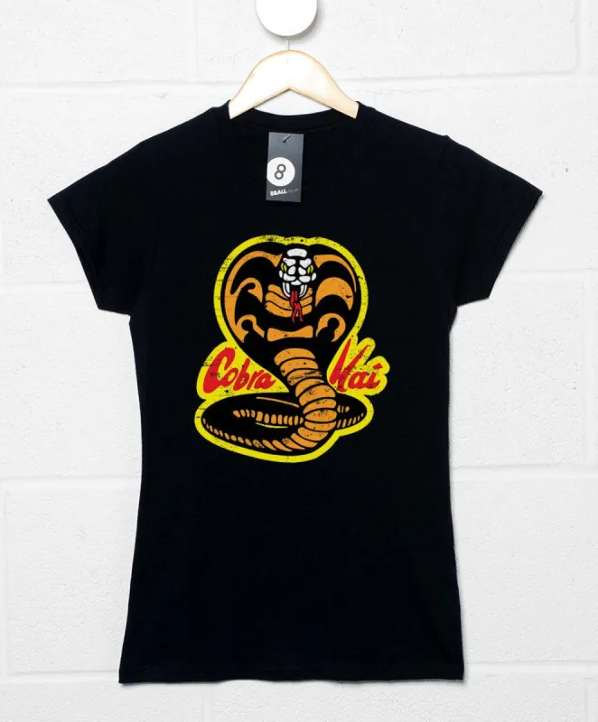 Cobra Kai Logo T-Shirt for Women sold by 8Ball
