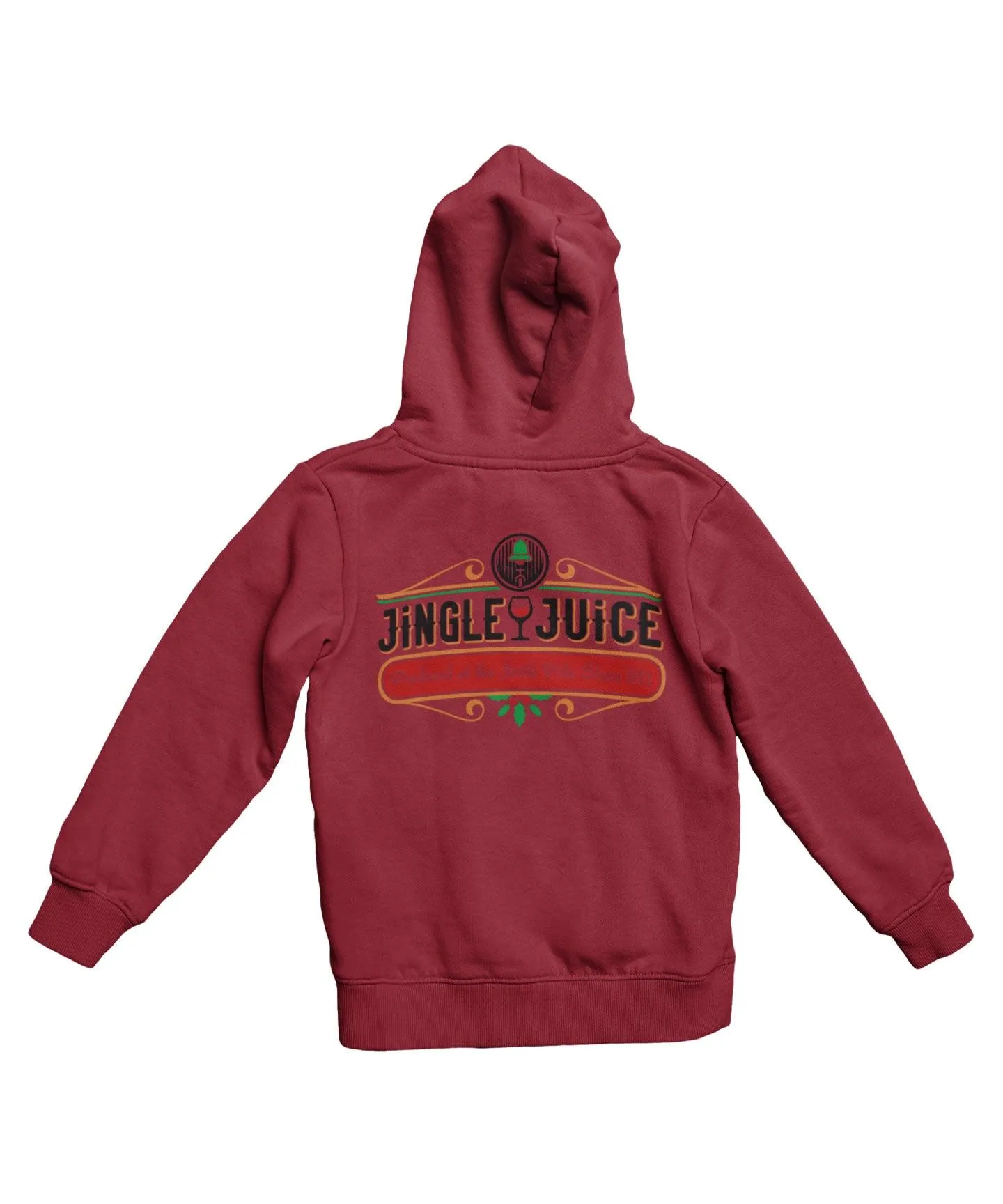 Jingle Juice Colour Back Printed Christmas Hoodie sold by 8Ball product image thumbnail 3