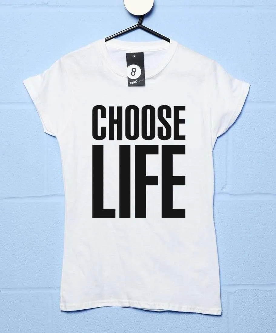 Wham Choose Life Womens Fitted T-Shirt sold by 8Ball
