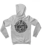 Twisted Candy Cane Mono-Colour Back Printed Christmas Hoodie sold by 8Ball