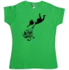 Banksy Shop Til You Drop Womens T-Shirt sold by 8Ball