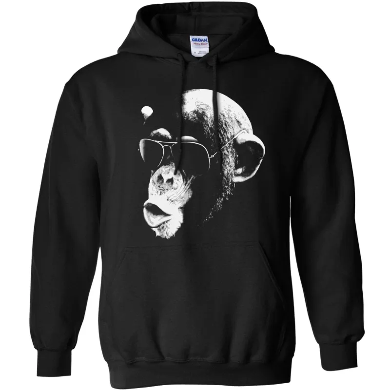 Aviator Chimp Hoodie sold by 8Ball