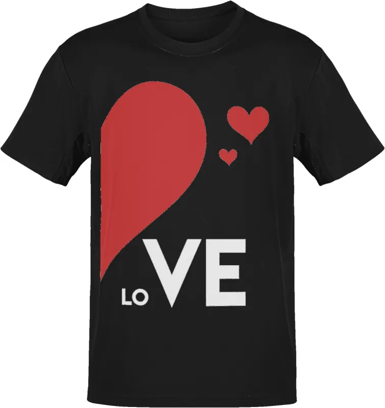 Valentines Love Adult Left T-Shirt made by 8Ball