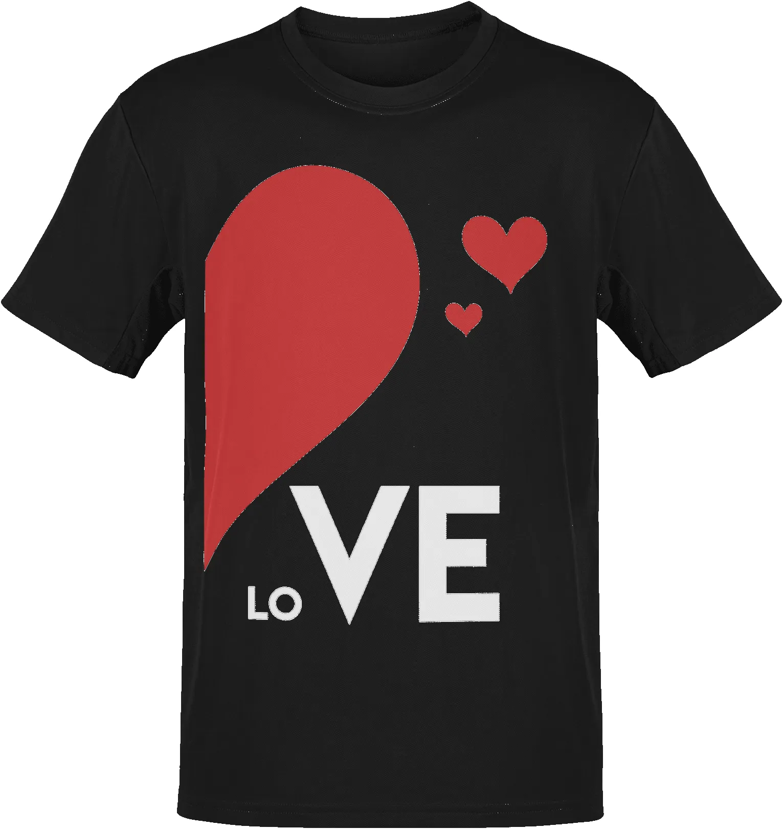 Valentines Love Adult Left T-Shirt sold by 8Ball