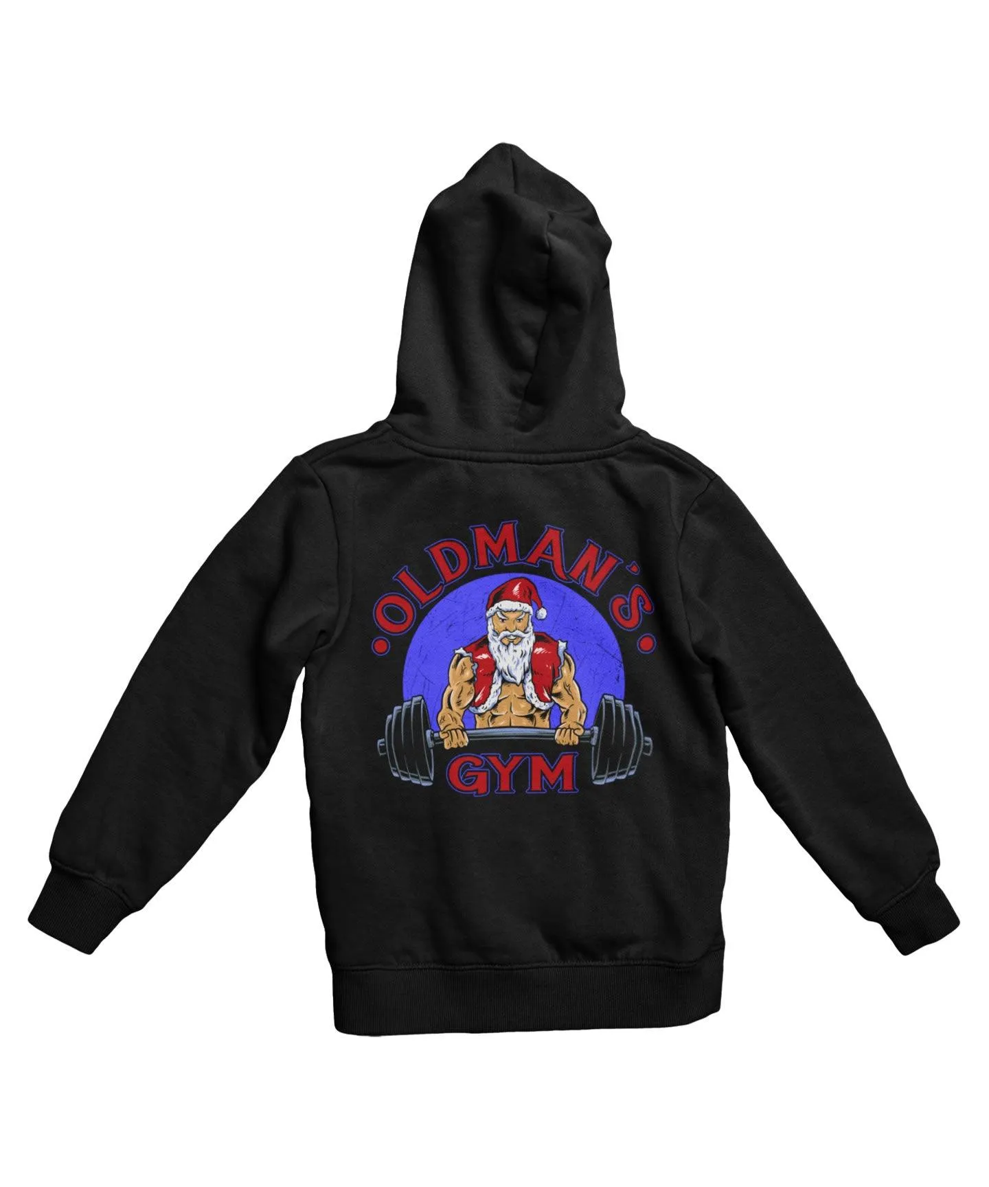 Old Mans Gym Back Printed Christmas Hoodie sold by 8Ball product image thumbnail 3