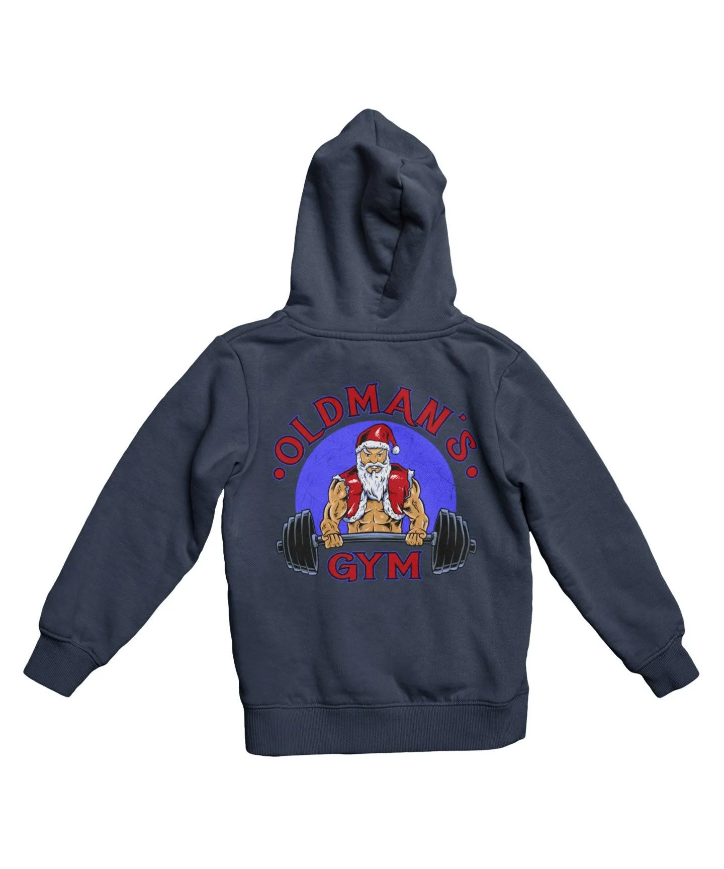 Old Mans Gym Back Printed Christmas Hoodie sold by 8Ball product image thumbnail 2
