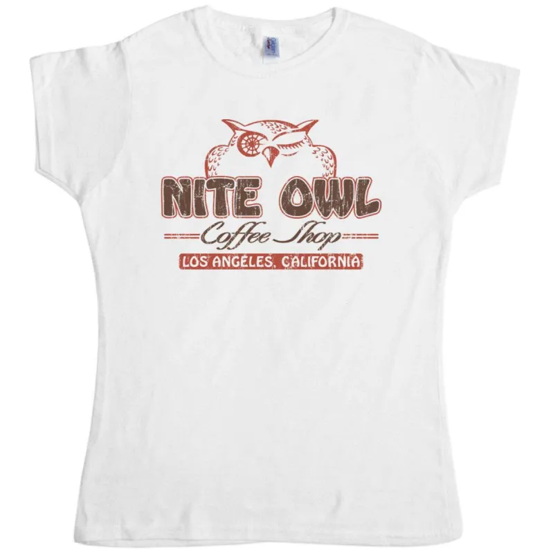Nite Owl Womens Style T-Shirt, Inspired By La Confidential sold by 8Ball