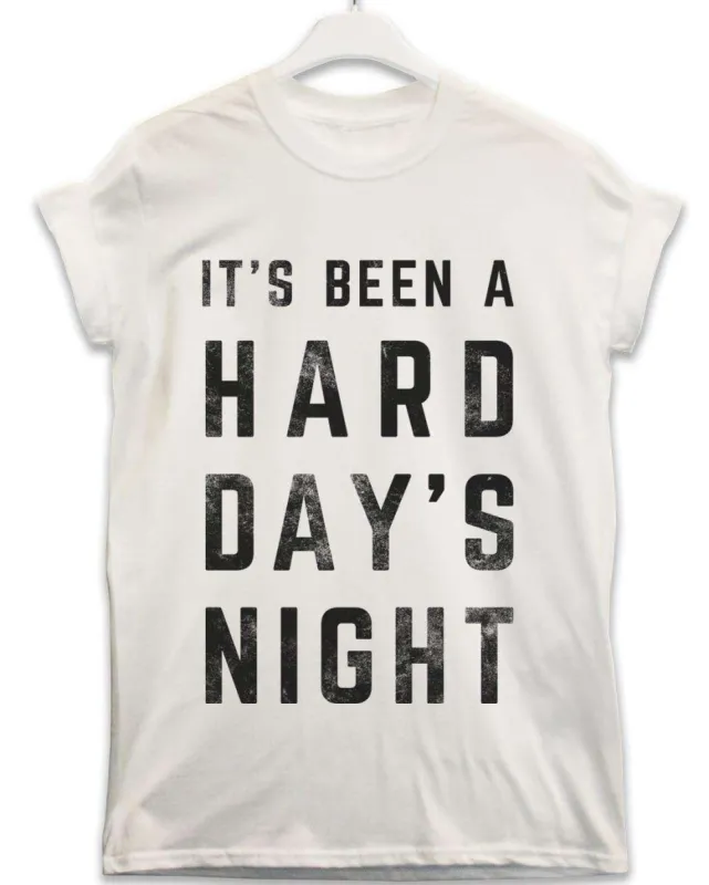 Hard Day's Night Lyric Quote T-Shirt sold by 8Ball