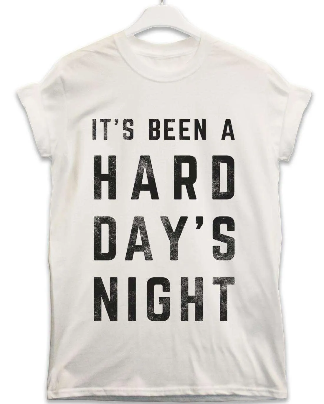 Hard Day's Night Lyric Quote T-Shirt sold by 8Ball