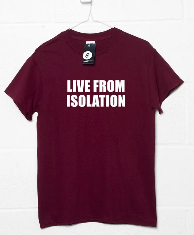 Live From Isolation Video Conference T-Shirt sold by 8Ball