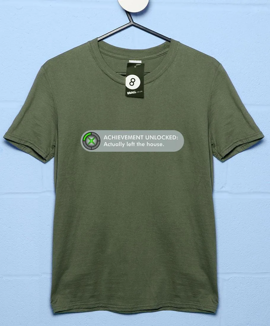 Achievement Actually Left The House T-Shirt sold by 8Ball product image thumbnail 2