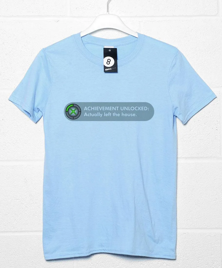 Achievement Actually Left The House T-Shirt sold by 8Ball product image thumbnail 3