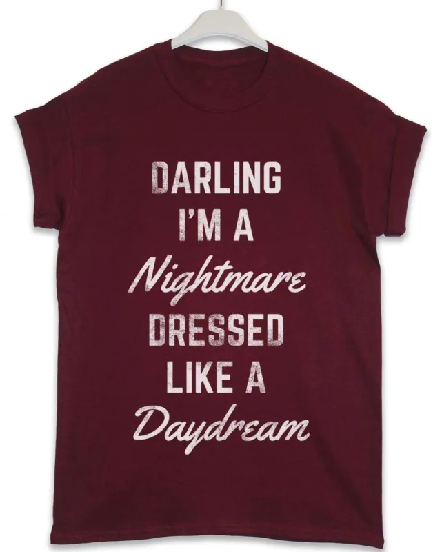 Darling I'm a Nightmare Lyric Quote T-Shirt sold by 8Ball