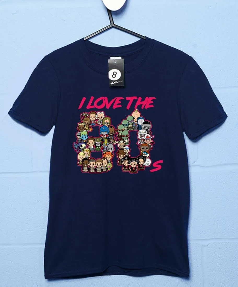 I Love The 80's T-Shirt sold by 8Ball product image thumbnail 2