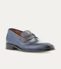 Penny Loafer Avio Antique And Black Leather sold by Ace Marks