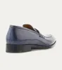 Penny Loafer Avio Antique And Black Leather sold by Ace Marks