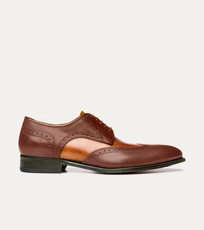 Wingtip Wine And Cuoio sold by Ace Marks