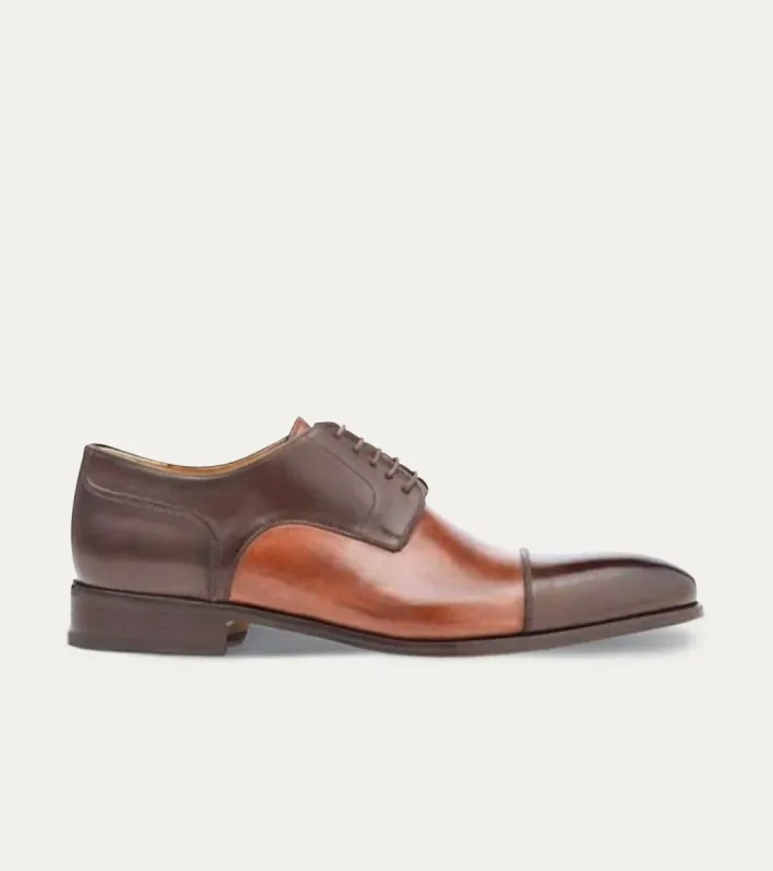 Cap Toe Blucher Dark Brown & Brown Antique sold by Ace Marks