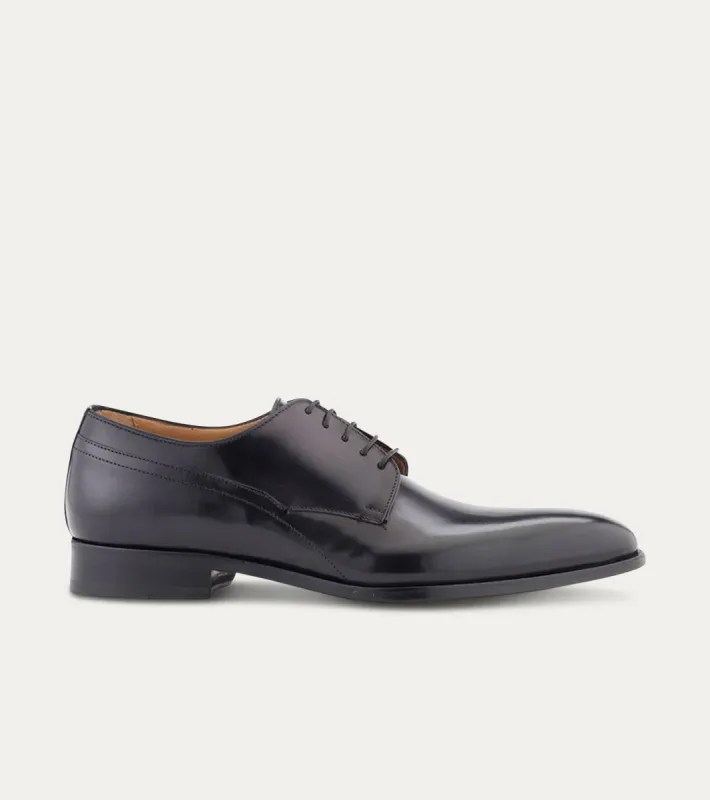Plain Toe Blucher Black Antique sold by Ace Marks