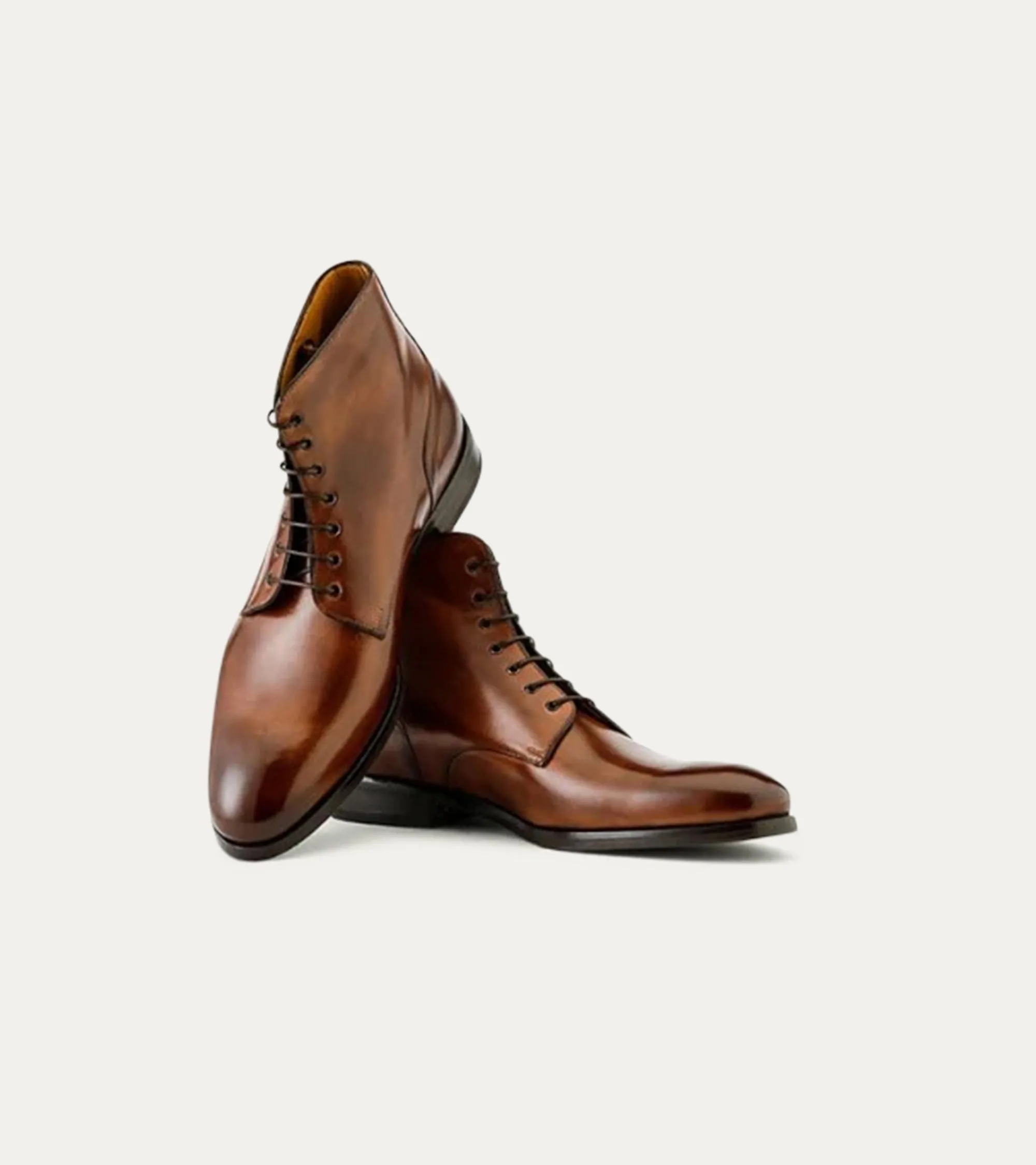 Hugo Lace Boot In Brown sold by Ace Marks product image thumbnail 4