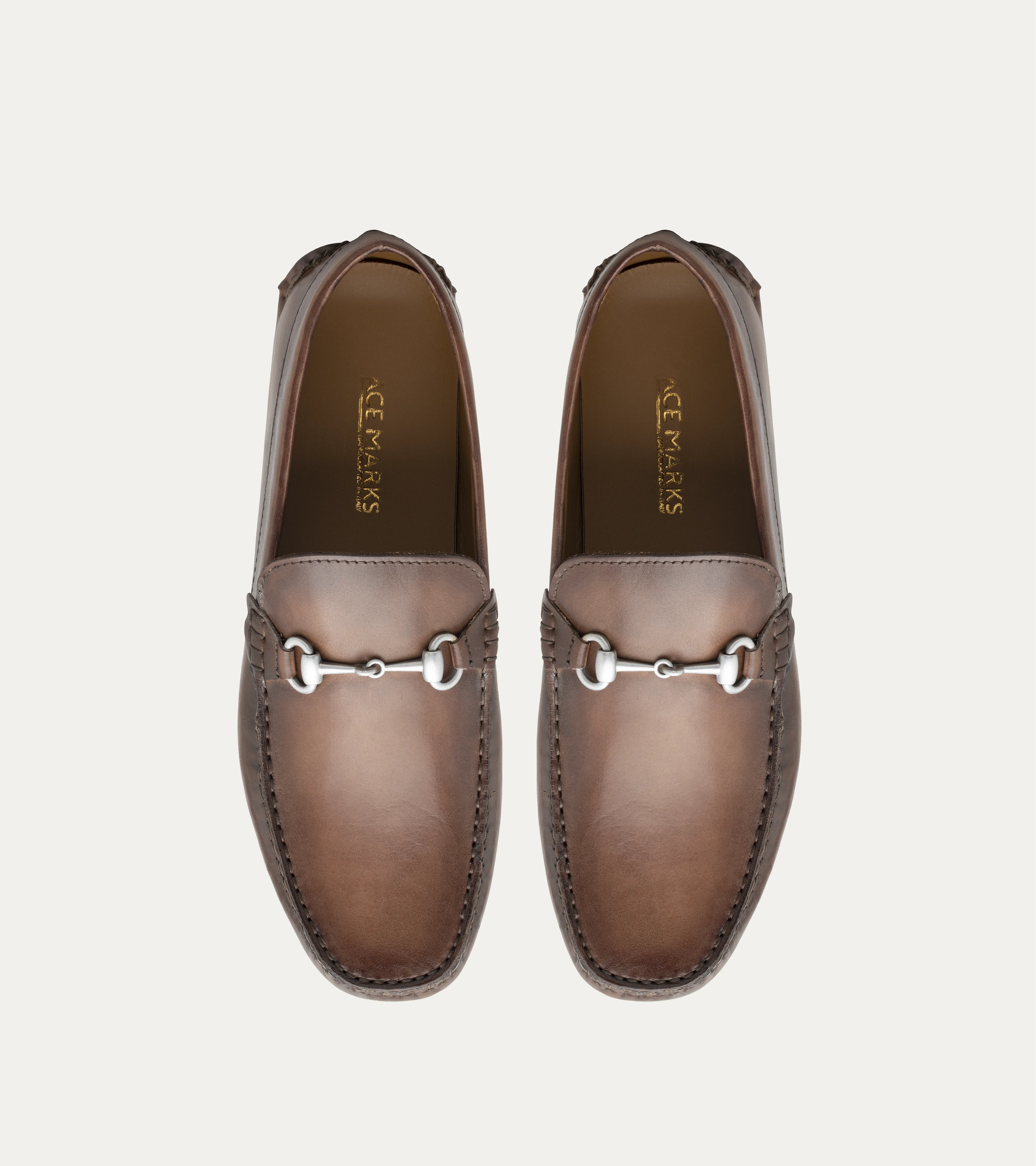 Bit Driving Moccasin In Brown Antique sold by Ace Marks product image thumbnail 4