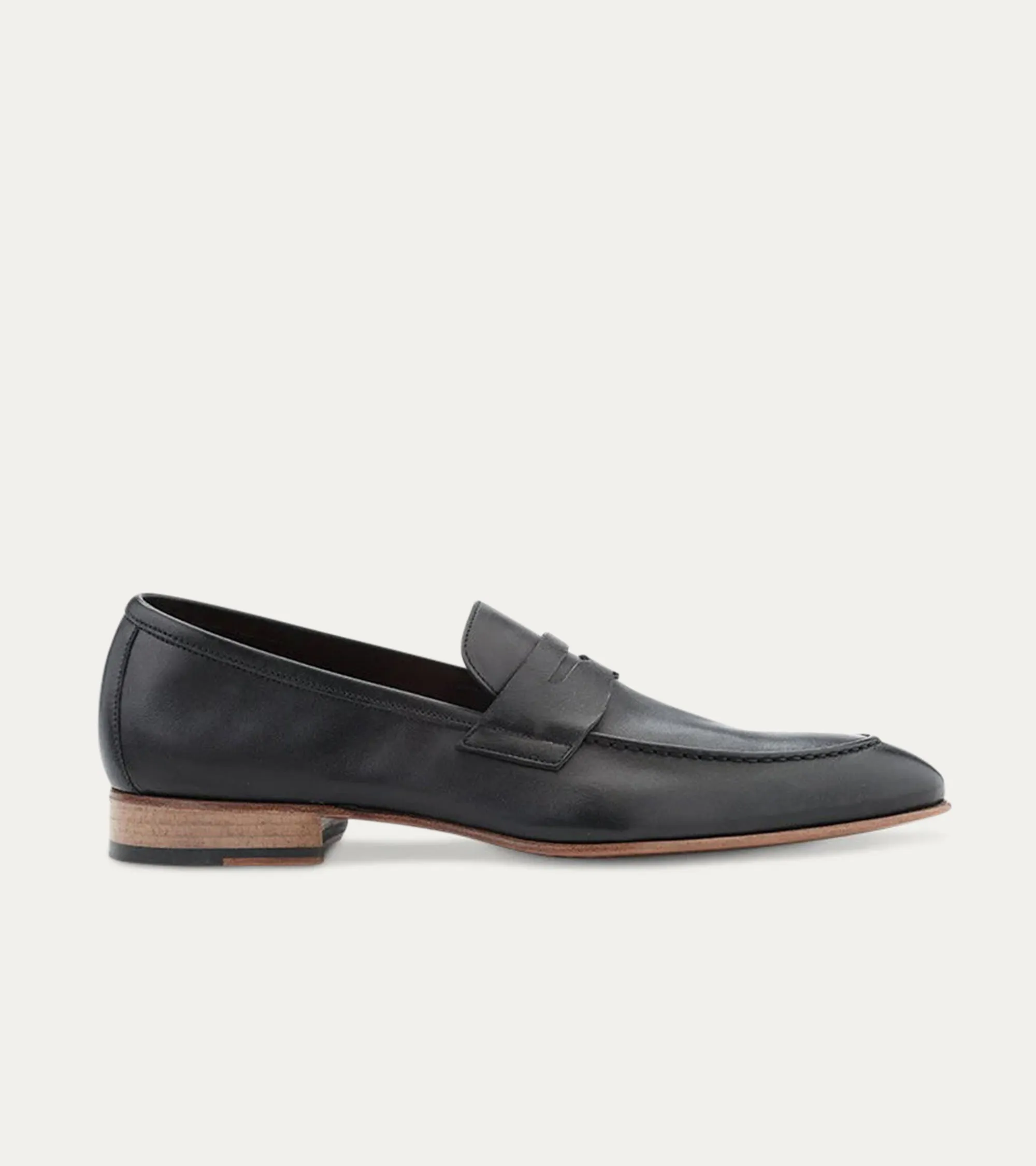 Stan Loafer in Black Leather sold by Ace Marks