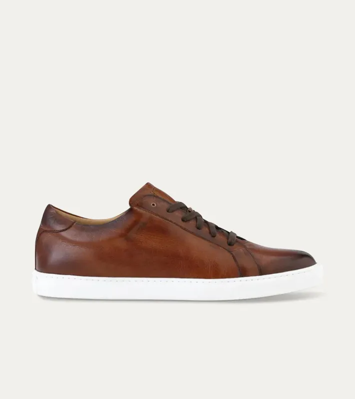 Travel Sneaker In Cuoio Buffalo sold by Ace Marks