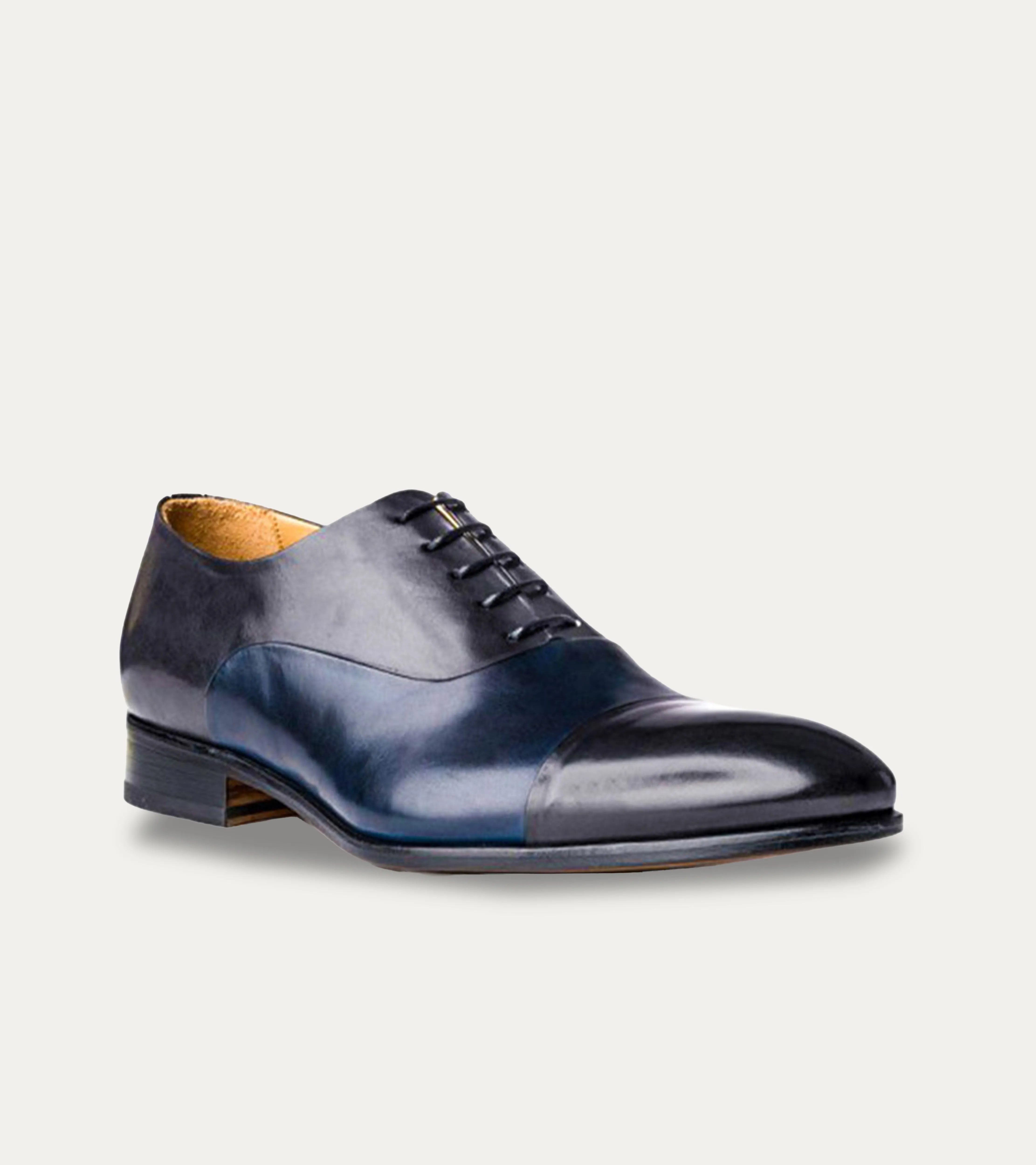 Cap Toe Oxford Grey & Dark Blue Antique sold by Ace Marks product image thumbnail 2