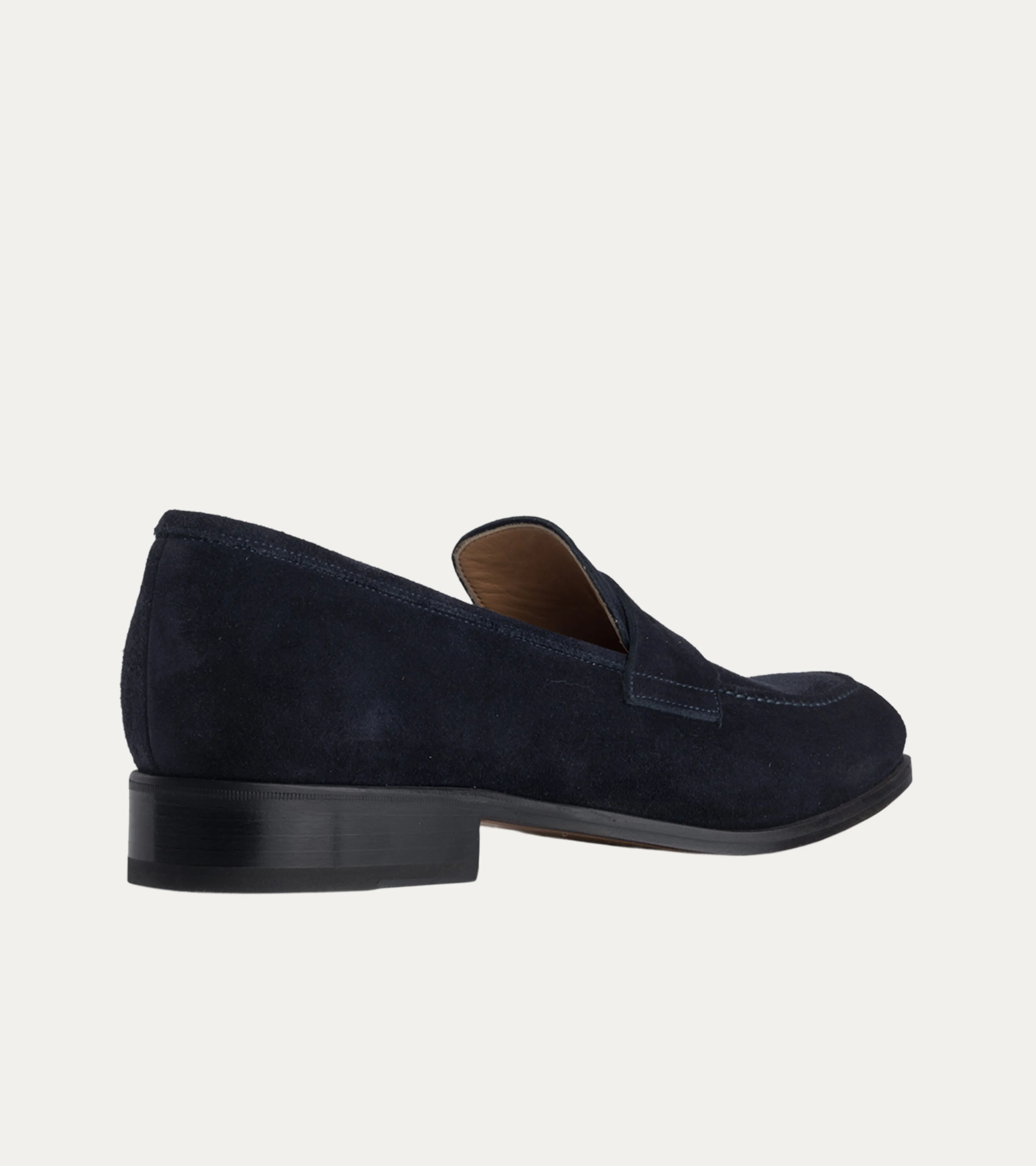 Greg Penny Loafer Navy Suede sold by Ace Marks product image thumbnail 3