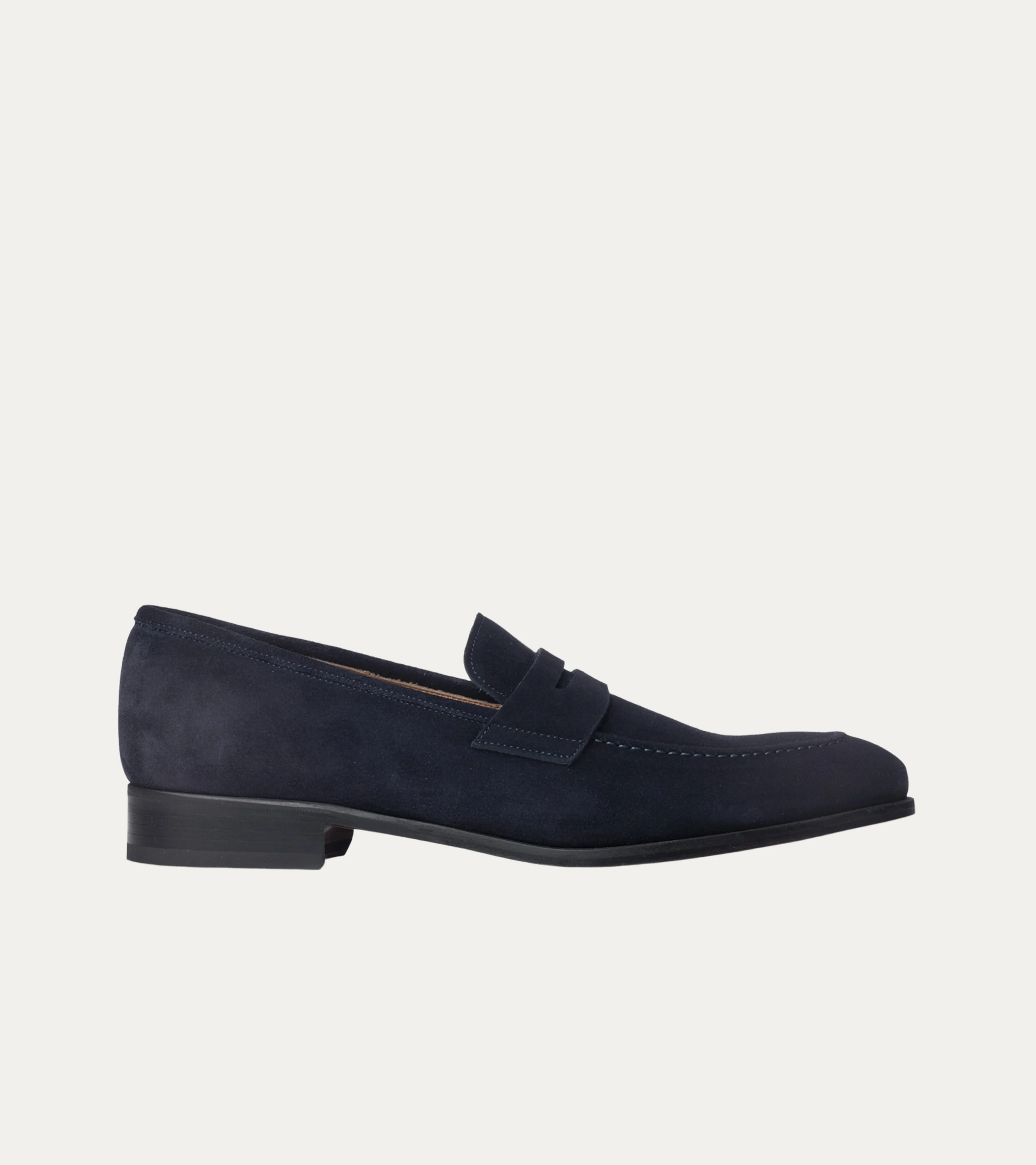 Greg Penny Loafer Navy Suede sold by Ace Marks product image thumbnail 2