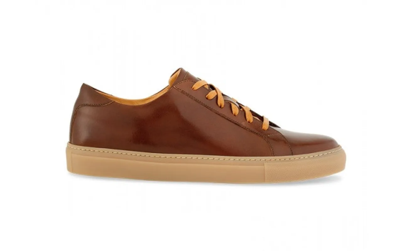 Dress Sneaker In Brown With Gumsole sold by Ace Marks