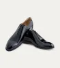 Wholecut Oxford Plain Toe Black Patent sold by Ace Marks