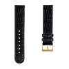 NFC Payment Watch Strap | Black Snake | Gold | 18 mm | ONLY MuchBetter account sold by AdornPay