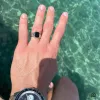 The Power of Onyx | Signet Ring | Silver sold by AdornPay