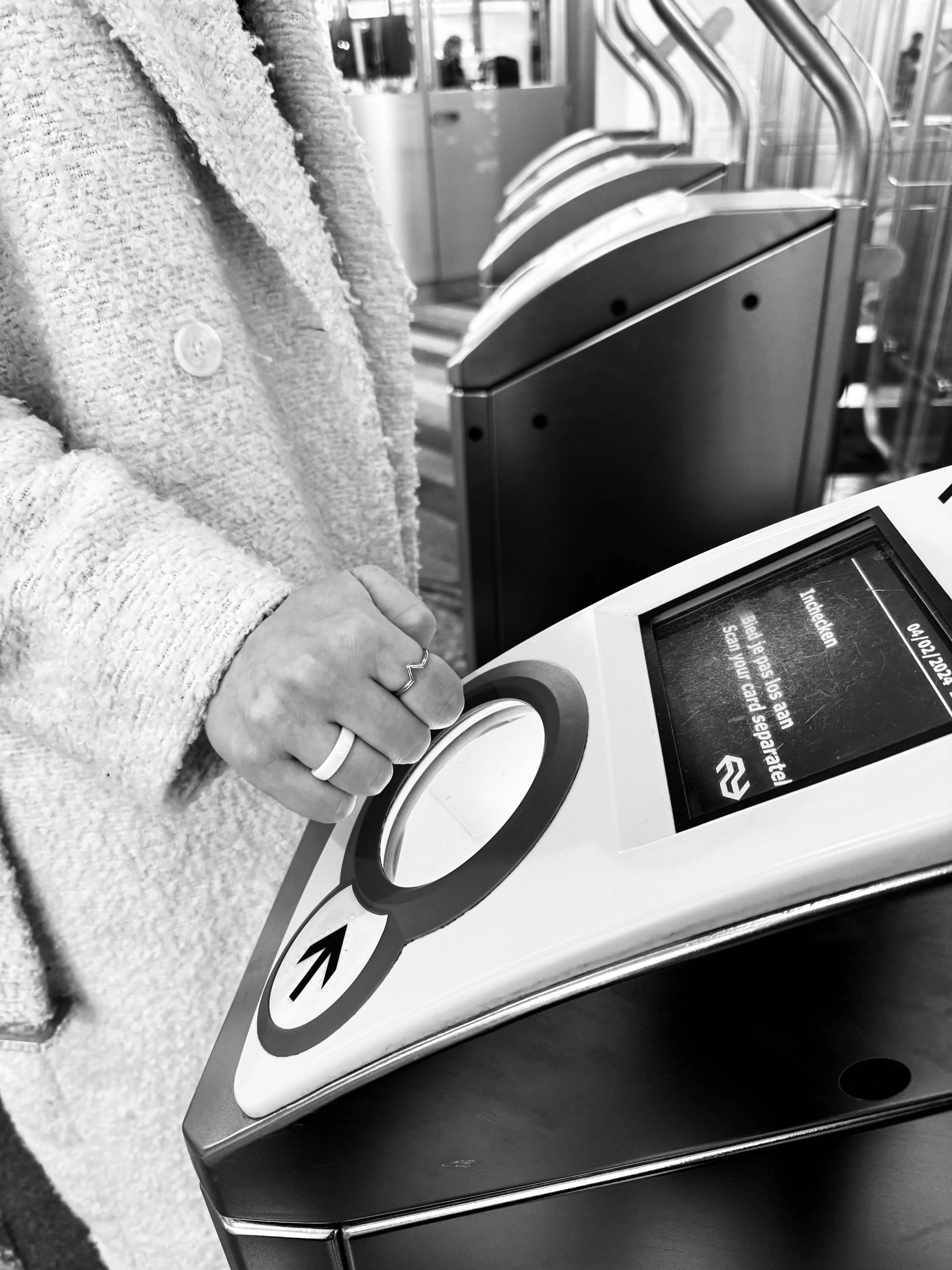 NFC Payment Ring | Black Matt sold by AdornPay product image thumbnail 2