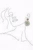 Boho Beaded Earrings in Pink and Green sold by Adrift