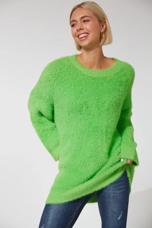 Nord One Size Jumper in Meadow sold by Adrift