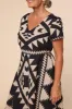 Vida Midi Dress in Tulum sold by Adrift