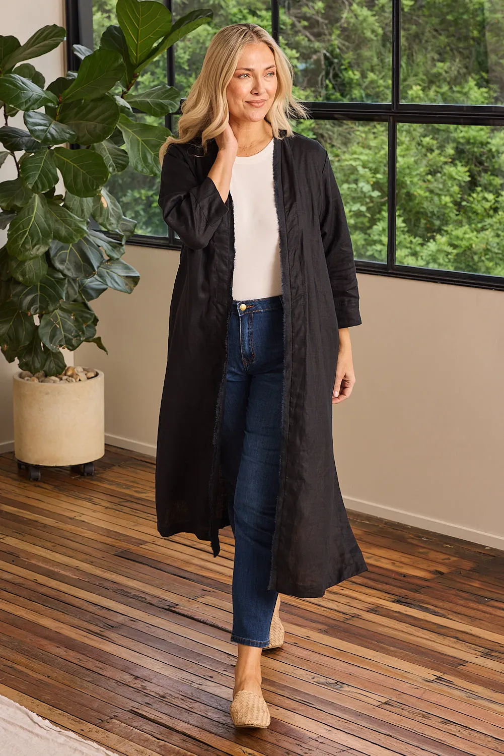 Long Line Duster Jacket - COMBINED LISTING sold by Adrift product image thumbnail 3