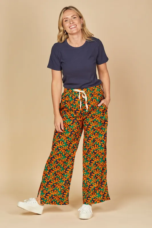 Breezy Elastic Waist Pant in Nemo sold by Adrift