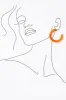Yara Earrings in Orange sold by Adrift