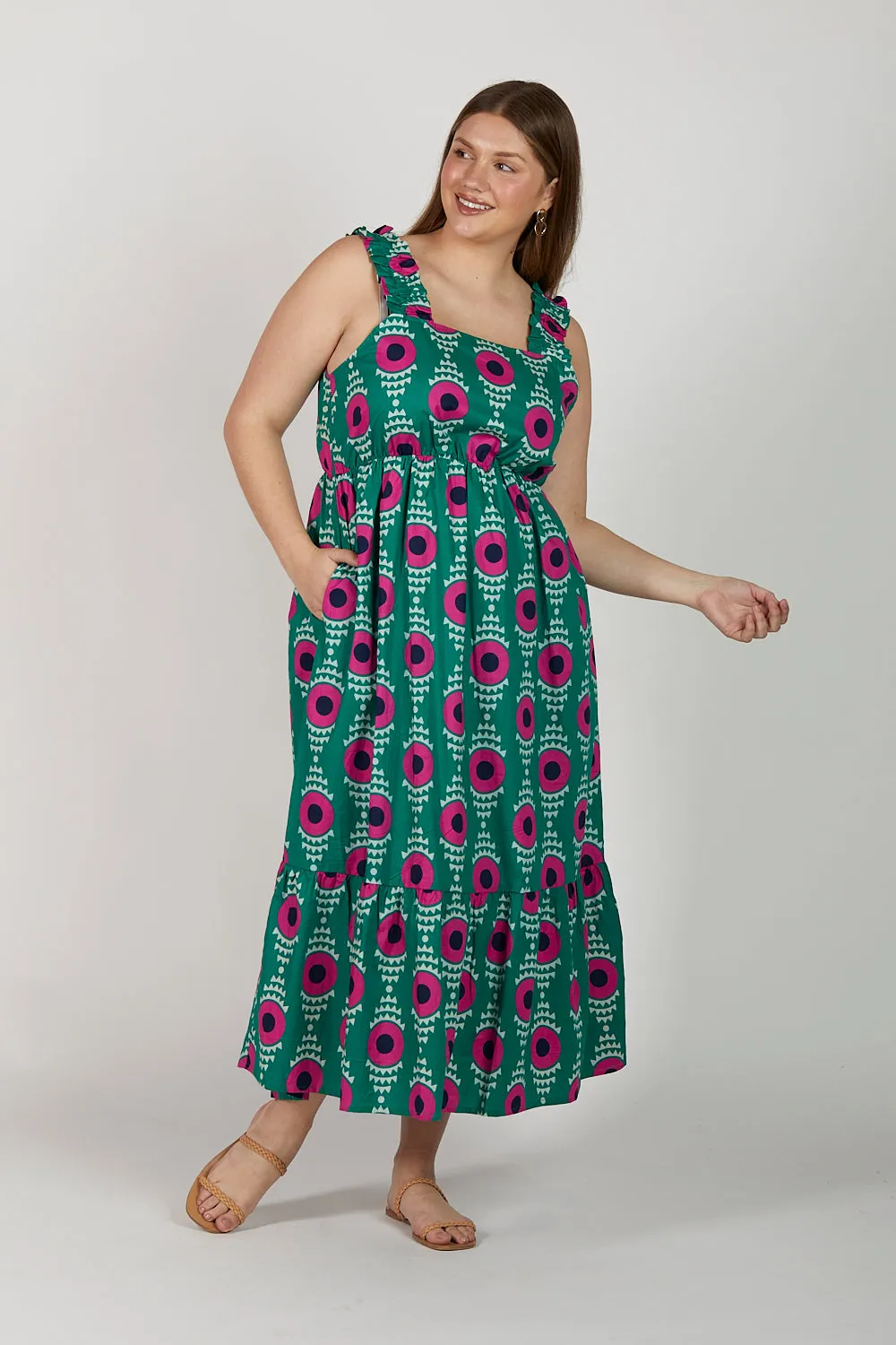 Gabrielle Sundress in Junebug sold by Adrift product image thumbnail 4